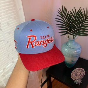 Vintage Red & Blue Nike Texas Ranger Hat